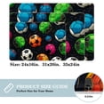 thumbnail image 2 of Football Polyester Non-Slip Machine Washable Door Rugs Indoor Rug Game Mat, 2 of 6