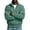 Green, variant on Mens Full Zip up Sweatshirt Causal Lightweight Fleece Long Sleeve Athletic Jackets Mock Neck Workout Active Track Jacket with Pockets