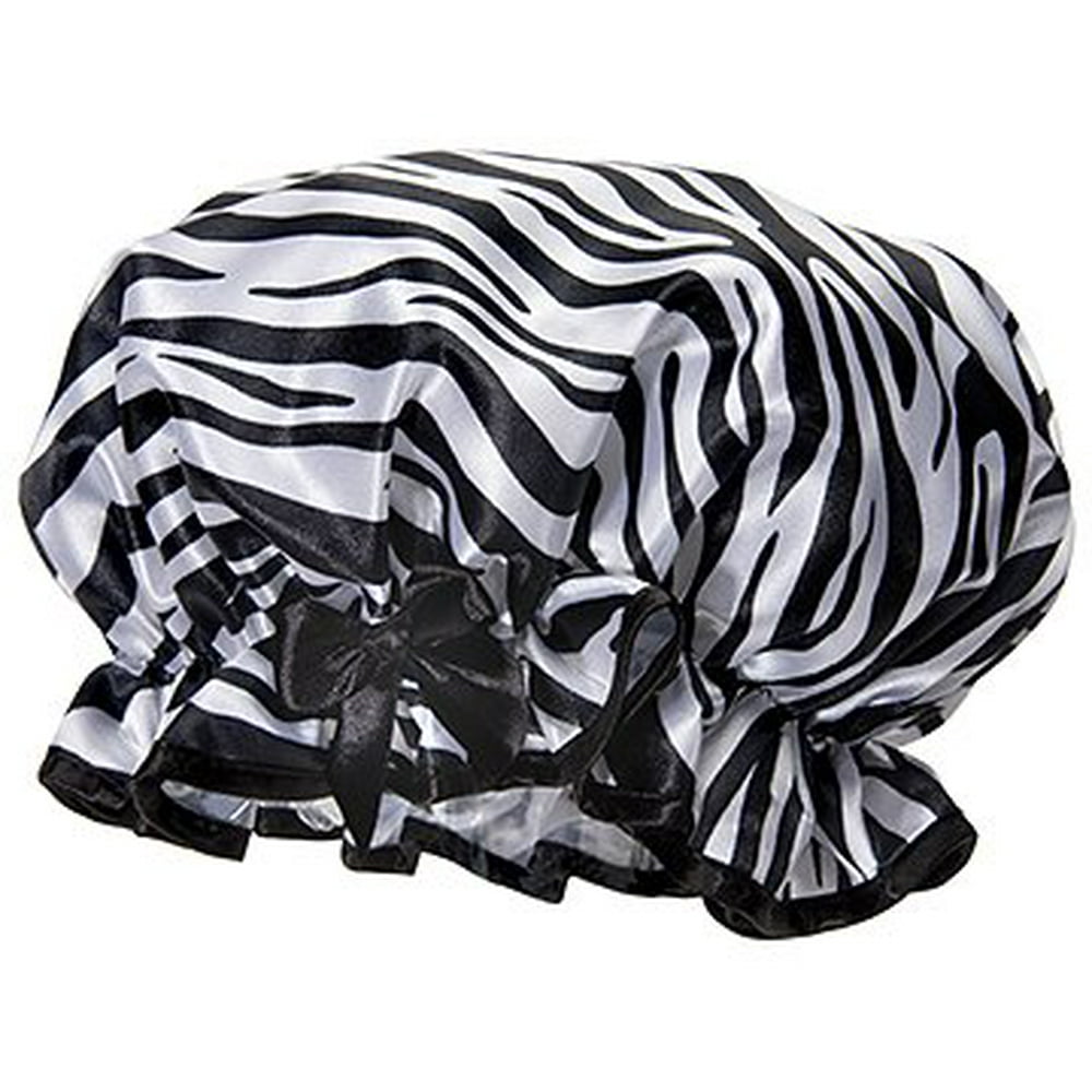 Kingsley Fancy Shower Cap Zebra