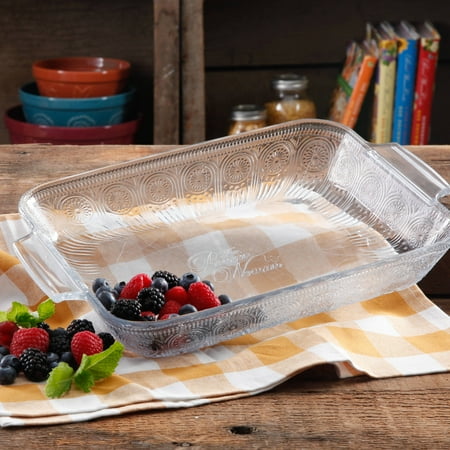 The Pioneer Woman Adeline 2.5 Quart Glass Casserole with Lid