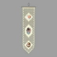 thumbnail image 2 of Heritage Lace Pictures Wall Hanging - Ecru Lace Holds 3 Photos, 8 x 31 inches with Wire and Wood Hanger, 2 of 2