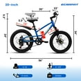 thumbnail image 6 of HMYG 20 inch Mountain Bike for ,Ages 6-12,7-Speed with Front Suspension, 6 of 12