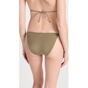 VIX Swimwear Women's Solid Block Tie Side Full Bikini Bottoms - Small