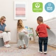 thumbnail image 5 of ECR4Kids Plastic Leaf Scoop Floor Rocker Seat, Classroom Furniture, Light Grey, 6-Piece, 5 of 9