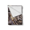 thumbnail image 2 of Chocolate Soft Flannel Fleece Blanket, Pile of Assorted Chocolate Bars Black and White Pieces with Hazelnut, Cozy Plush for Indoor and Outdoor Use, 50" x 70", Dark Brown Brown Ivory, by Ambesonne, 2 of 5
