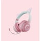 thumbnail image 1 of Auriculares Bluetooth con oreja de gato iluminados sobre la oreja oso de fresa Electrónica, 1 of 5
