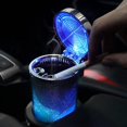 thumbnail image 4 of Cendrier Blouissant Pour Voiture, Cendrier De Plage, Cendrier Cratif Color Avec Lumire Led Et Support, Cendrier Portable Auto-extinguible Avec 2 T, 4 of 5