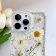 thumbnail image 4 of Funda de teléfono LSEEKA para iPhone 16 Pro Max transparente con flores reales, 4 of 7