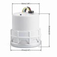 thumbnail image 5 of Universal 2" 52mm White LED Car Tachometer Gauge, 0-8000 RPM, 12V Auto Motor Meter with Backlight Display, 5 of 5