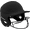 Black (Matte), variant on RIP-IT Vision Pro Matte Two Tone Softball Batting Helmet