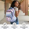 thumbnail image 4 of Chririnla Axolotl with Galaxy Star Pattern Zaino per ragazze with Featherweight Lightweight School Bag, Waterproof 17 Inch School Backpack for Elementary School College Back to School, 4 of 9