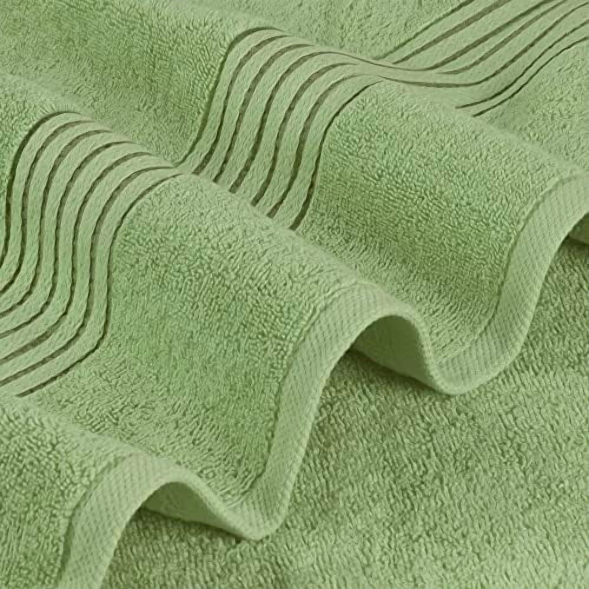 4 Pack Bath Towels Set, (27 x 54 Inches) 100% Ring Spun Cotton, Quick Dry, Highly Absorbent, Soft Feel Towels, Perfect for Daily Use (Sage Green)