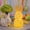 Yellow, variant on 3D Rabbit Lamp Bunny Night Light, Hollow Out Rabbit Figurine, Easter Bunny Lamp, Easter Rabbit Statue with Light for Table Desk Bookshelf Decoration, Home Office Bedroom Living Room Night Light