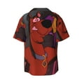 thumbnail image 2 of Sigee Scooby-Doo An for Men's Casual Short Sleeve Button Down Shirts Men's Shirts Summer X-Large, 2 of 7