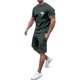 thumbnail image 1 of Playeras Algodon Para Hombre, Camiseta Informal De Verano A La Moda Para Playa, Con Estampado Digital 3D, Solapa Con Botones, Manga Corta, 105, 1 of 4