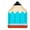 Blue, variant on Tuscom 10 Pack Pencil Shaped Paper Plates Disposable Party Plates for Snack Cake Teacher Appreciation Supplies
