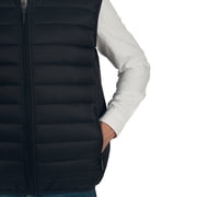 Alpine Swiss Clark Mens Puffer Vest Down Alternative Water Resistant Packable Outerwear Zip Up Pockets Warm Versatile Layer