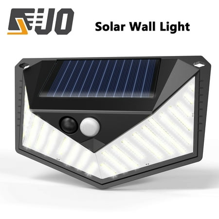 

JUO 220 LED Solar Motion Sensor Light LED Wall Light 3 Modes Solar Security Lights Wireless IP65 Waterproof Outdoor Wall Lights For Front Door Backyard Garage Deck