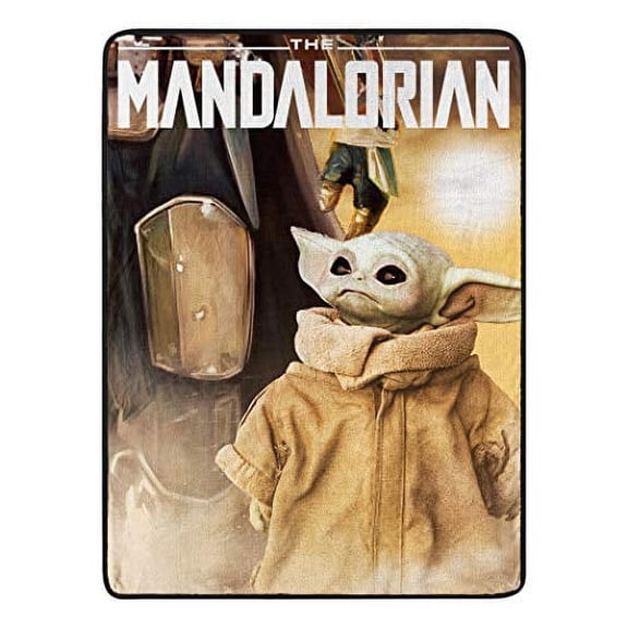 Star Wars The Mandalorian 'Time to Go' Micro Raschel Throw Blanket, 46" x 60"