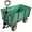 Green+Iron, variant on Witaxima Heavy Duty Garden Cart with 10" Noise Reduction Tires, 880lbs Capacity, Detachable Handle & Cloth Bag, Green, 44.4x20.4x41.3in