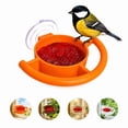 thumbnail image 4 of Diceymbol Orange Oriole Window Bird Feeder,4 Inch Suction Cup Jelly Bird Feeders for Outdoors Window Garden Patio, Gifts for Bird Lovers, 4 of 10