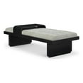 thumbnail image 1 of Meridian Furniture Arlington Mint Green Chenille Fabric Bench, 1 of 17