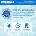thumbnail image 7 of HYDROTOOLS BY SWIMLINE Premium Replacement Cartridge Filter Element Pool Spa | 8 SQ FT Filtration Expansive Flow Core | 5 Microns | Easy Clean | Compatible Hayward Pentair Unicel Filbur Waterway, 7 of 7