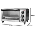 thumbnail image 3 of Horno Tostador B+D 4 Rebanadas 1150W Black+Decker TO1755SBG, 3 of 3