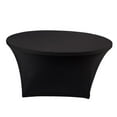 thumbnail image 4 of GUOOL Nappe Ronde Extensible pour Mariages Bars Fête Extérieur DJ Noir 152x75cm, 4 of 9