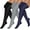 Black+Gray+Navy Blue, variant on 3 Pairs Thigh High Compression Socks for Women and Men Circulation Over the Knee-Best Support for Running,Travel