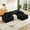 Black, variant on Aukfa 109" Modular Cloud Sectional Sofa with L-Shape Chaise, Corduroy Upholstered Deep Seat Couch, Left Facing Chaise, No Assembly Boneless Sofa for Living Room/Bedroom/Apartment, Green