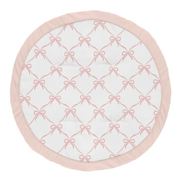 Sweet Jojo Designs Ballerina and Ballet Bows Girl Baby Tummy Time Play Mat