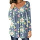 thumbnail image 1 of Camisas Para Mujer Moda Impreso Camiseta Suelta Blusa de Manga Larga Cuello Redondo Tops Casuales Odeerbi  ODB127080, 1 of 6