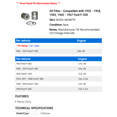 thumbnail image 2 of Oil Filter - Compatible with 1953 - 1958, 1963, 1965 - 1967 Ford F-350 1954 1955 1956 1957 1966, 2 of 2