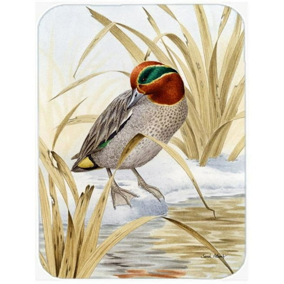 Eurasian Teal Duck Glass Cutting Board- Large