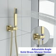thumbnail image 2 of Kichae 16 inch Rain Shower Head Ceiling Mounted Pressure Balancing Shower System-Gold, 2 of 6