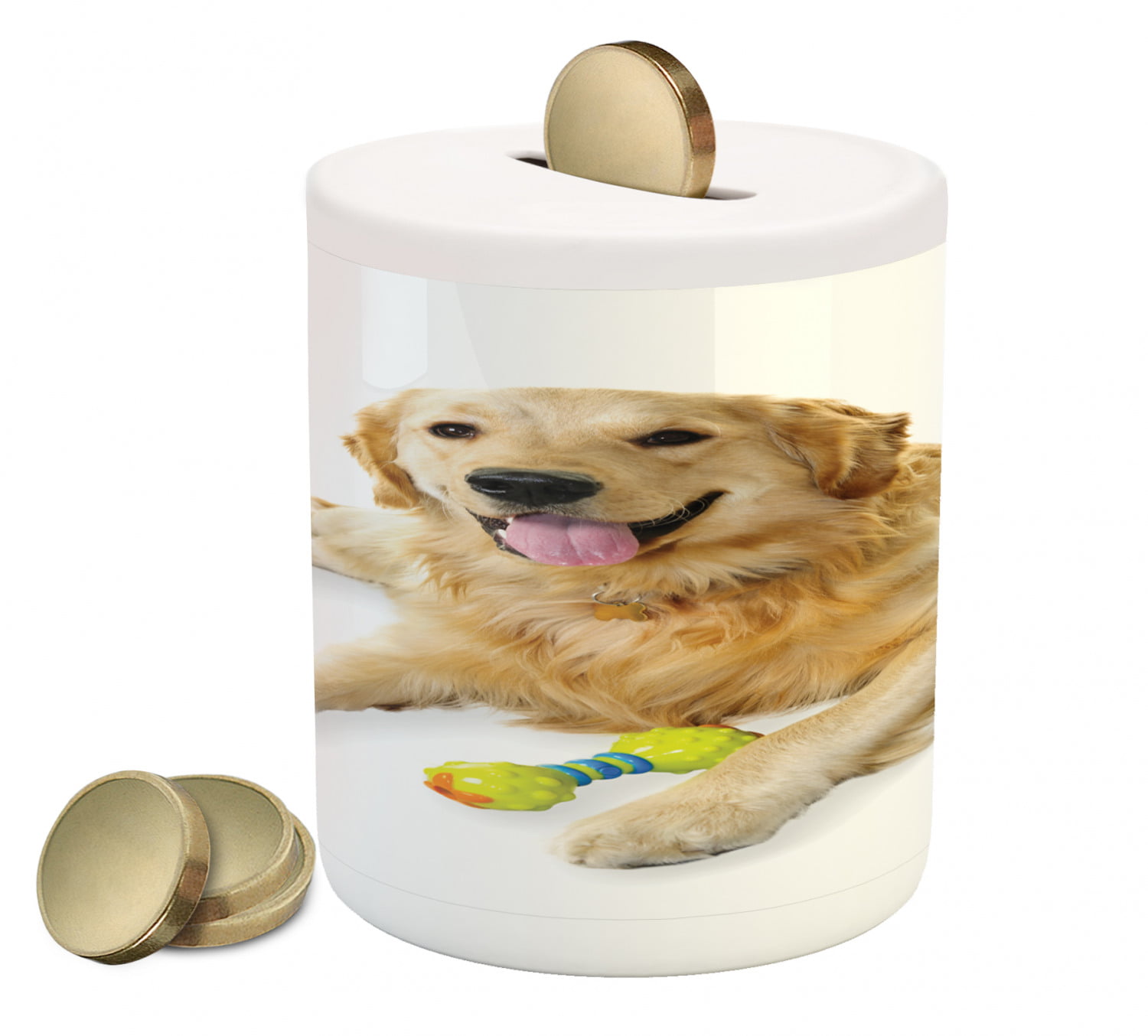 Keep Calm And Save For A Labrador Novelty Ceramic Money Box 