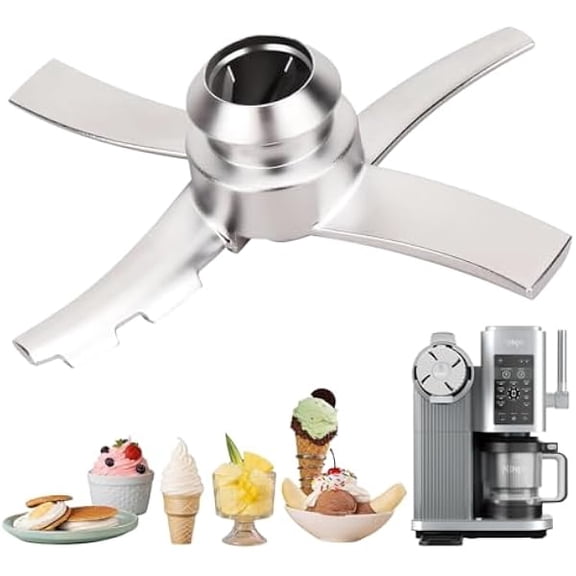Replacement Paddle Blade for NC700 NC701 NC701C, Compatible with CREAMi Scoop & Swirl Ice Cream Maker for Ice Cream, Sorbet, Milkshakes, Yogurt & Frozen Desserts Compatible with Ninja