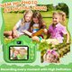 thumbnail image 3 of Cámara KIZJORYA digital HD de 48 MP para niños con tarjeta SD de 32 GB, verde, 3 of 7