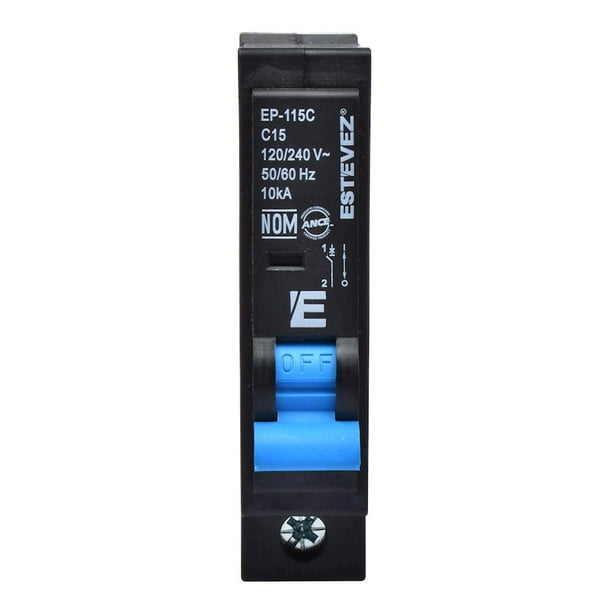 Interruptor Termomagnético Estévez 1 Polo 15A Para Hogar