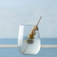 thumbnail image 5 of LAV Stemless Wine Glasses Set of 6 - Clear Glass Wine Tumblers 16 oz, 5 of 9