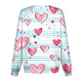 thumbnail image 4 of FrzhBrz Valentines Day Women's Scrub Long Sleeve Jacket Snap Front Cute Print Nursing Scurb Jacket Medical Shirts Tops, 4 of 4