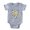 Heather Grey, variant on CafePress - Alice Watercolor - Cute Infant Baby Football Bodysuit