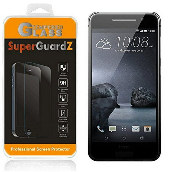 [3-Pack] For HTC One A9 - SuperGuardZ Tempered Glass Screen Protector, 9H, Anti-Scratch, Anti-Bubble, Anti-Fingerprint