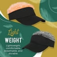 thumbnail image 4 of FADAACAI Men's Hats & Caps,Adjustable Visor with Wig Fashionable Men's and Women's Baseball Hat Hair Visor,Mens Hats,Womens Baseball Caps Clearance！, 4 of 4