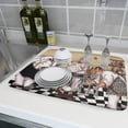 thumbnail image 6 of Fat Chef Dish Drying Mat For Kitchen Counter 18x24 Inch Microfiber Absorbent Drying Pad Chef Kitchen Drying Mat Dishes Pad Dish Drainer Rack Mats For Coffee Bar Decor Mats, 6 of 6