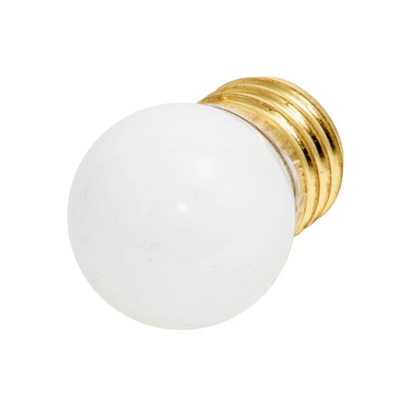 Bulbrite 702007-7.5S11W - White 7.5 Watt S11 Light Bulb, 130 Volt Long Life