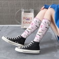 thumbnail image 6 of Picia Women Crew Soft Moisture-wicking Socks No Drama Llama Pattern Design Cotton Socks, One Size fit All, 6 of 9