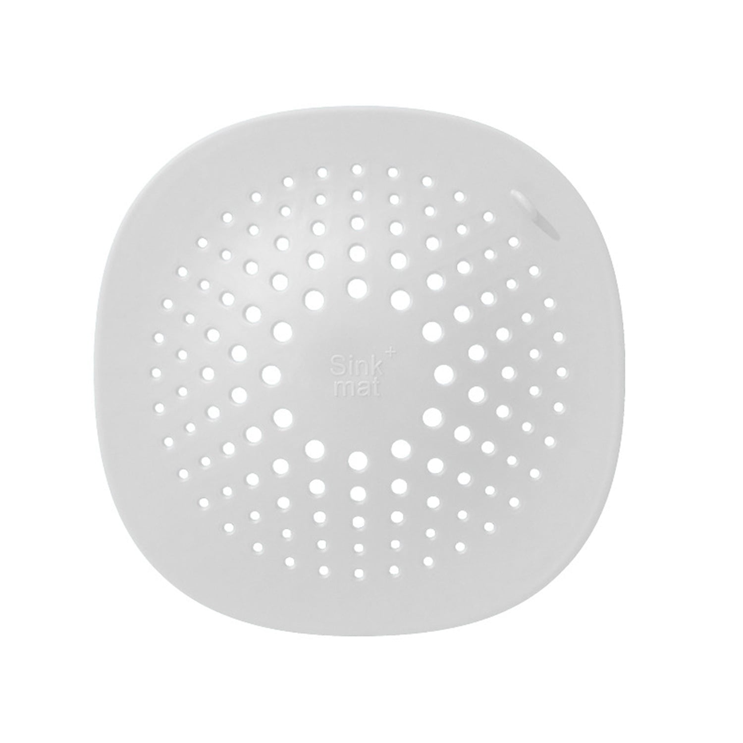 Drain Hair Catcher Protector, Silicone Drain Stopper, 5.67-in Hair Catcher Shower Drain, Drain Strainer(2 Pack, White)