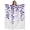 Purple, variant on Spring Floral Throw Blanket, Flannel Fleece Blanket with Striped Design for Couch, Summer Botanical Birds Vintage Soft Breathable All Season Plush Blankets for Sofa Office Travel 40"x50"